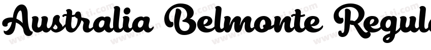 Australia Belmonte Regular字体转换